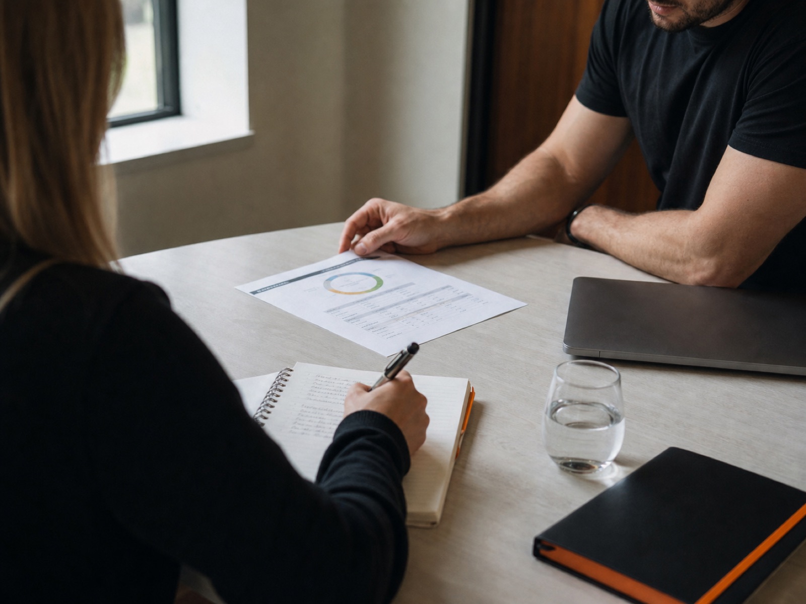 An OptiShred consultation focused on a personalised health plan